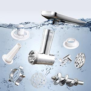 Electric Meat Grinder, Heavy Duty Meat Mincer, Sausage Stuffer Maker, Food Grinder with Sausage & Kubbe Kit, 2 Grinder Plates