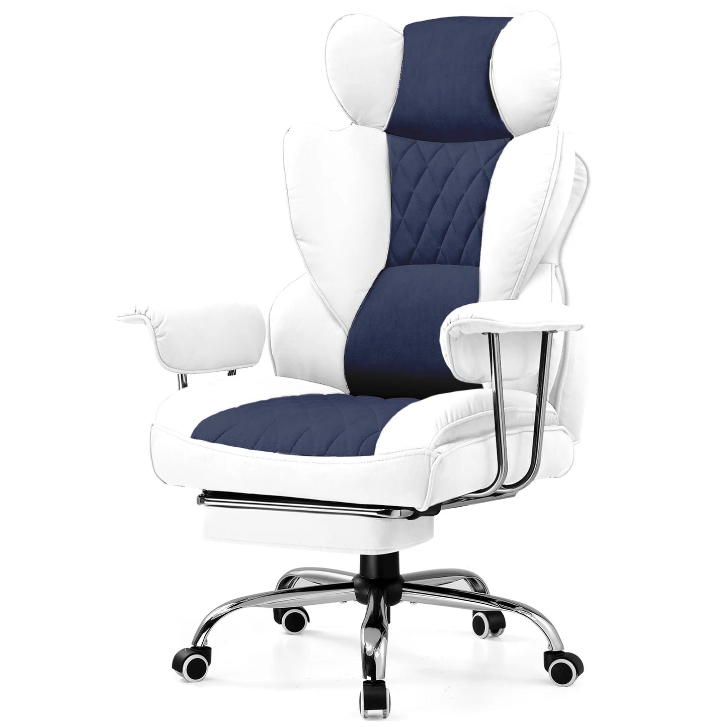 Big & Tall Ergonomic Gaming Chair with Lumbar Support and Footrest