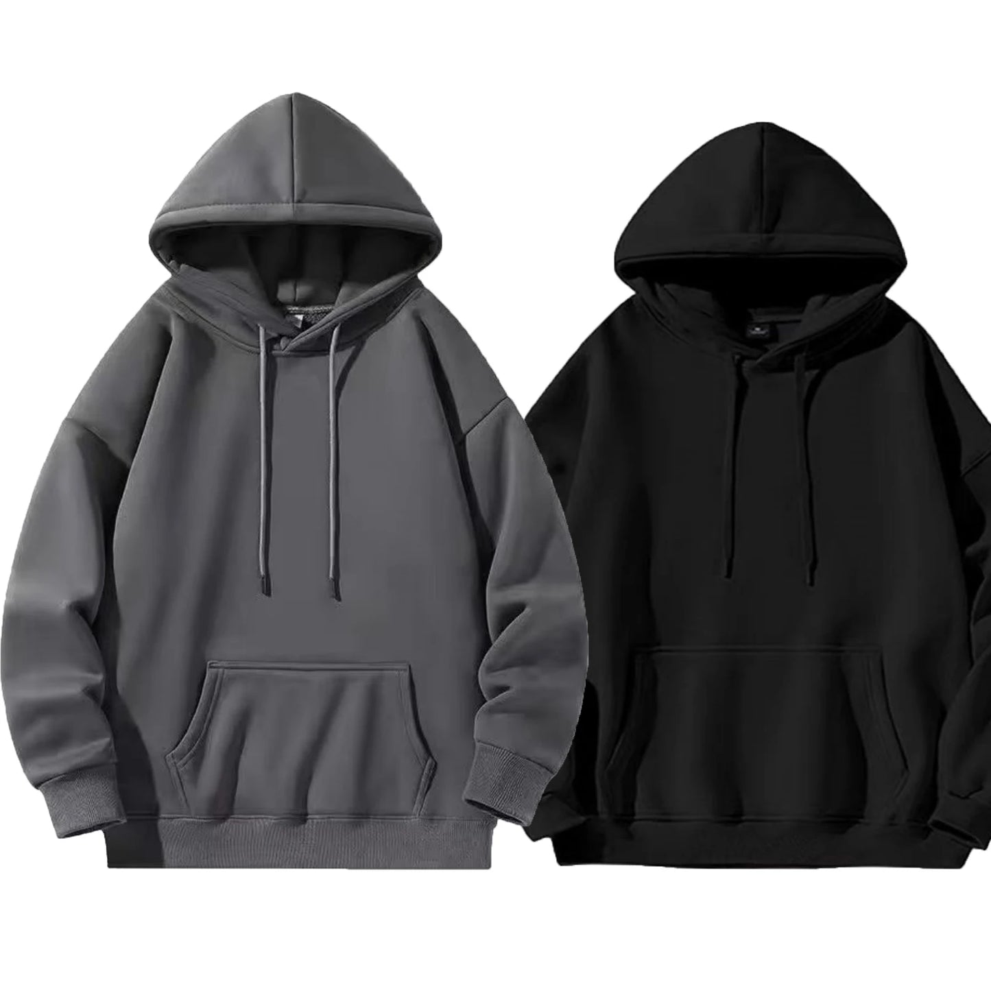 Heavyweight Hooded Sweatshirt For Men And Women Two Pack