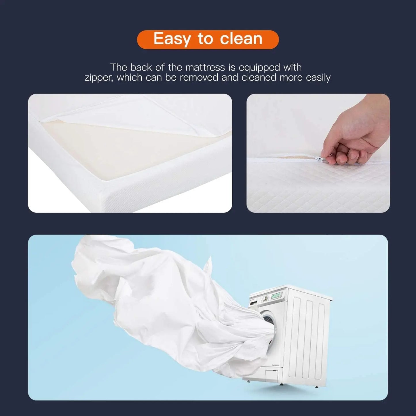 8 inch Twin Mattress Gel Memory Foam Mattress for Cool Sleep Pressure Relief Medium Firm Mattresses CertiPUR-US Certified/Bed-in