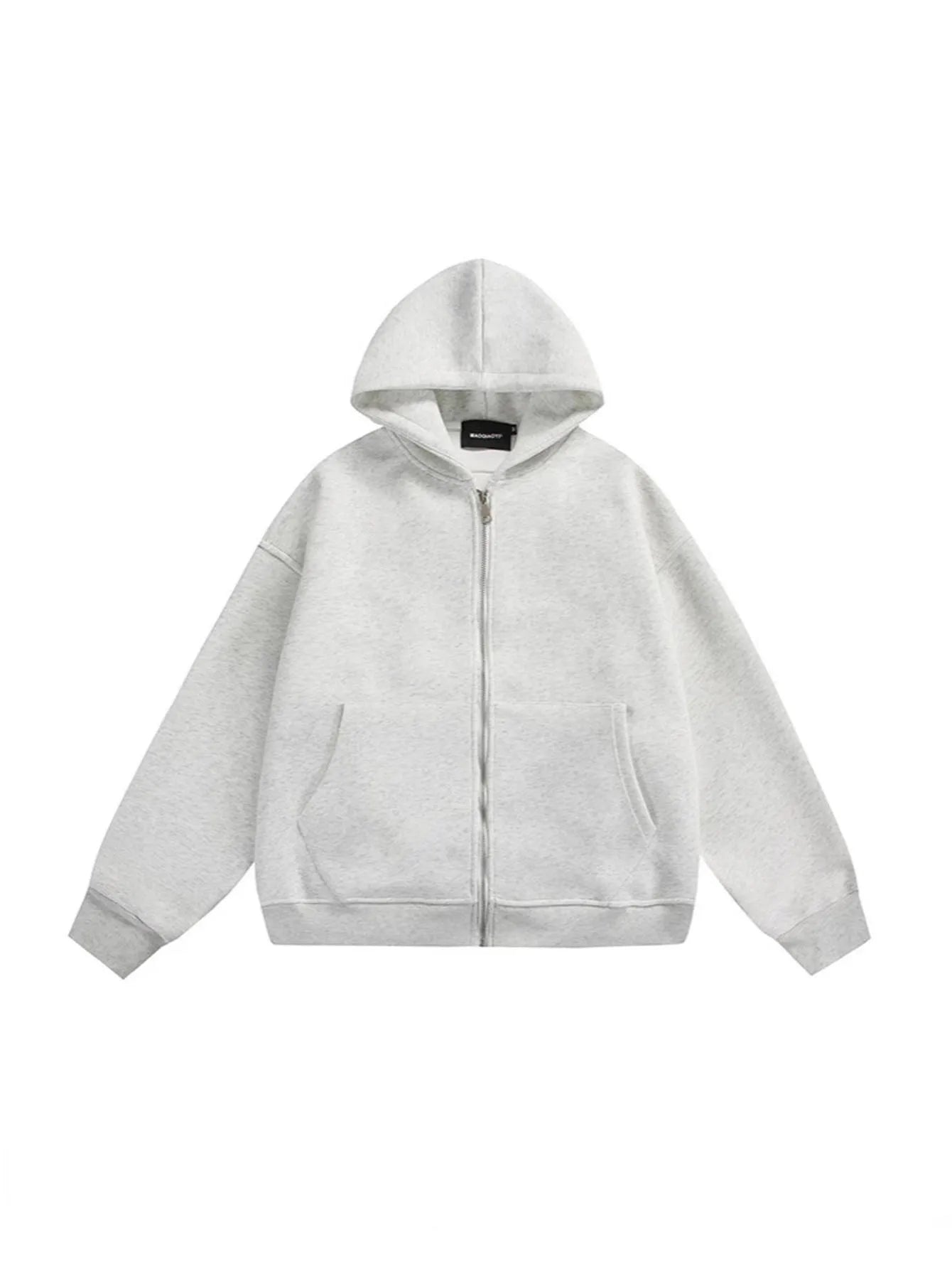 Unisex 3D Creative Zip Up Hoodie with Backpack Design