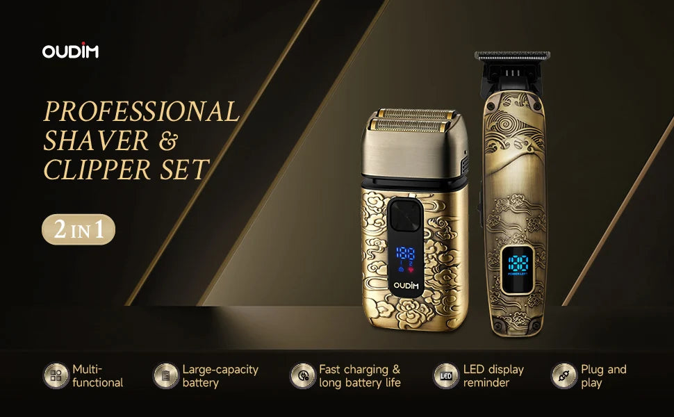 Foil Shavers for Men with Head Shaving, Hair Beard Trimmer, Face Mustache Grooming Kit, Bald Head Shavers and and Haircutting