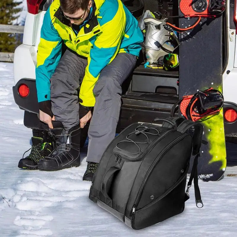 Ice Ski Snow Boots Bag Adjustable Skating Shoes Storage