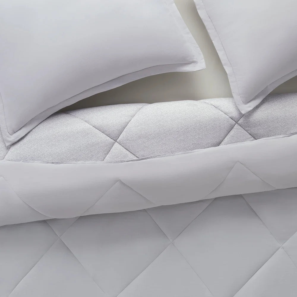 Supersoft Cooling 7 Piece Reversible Comforter Set Queen