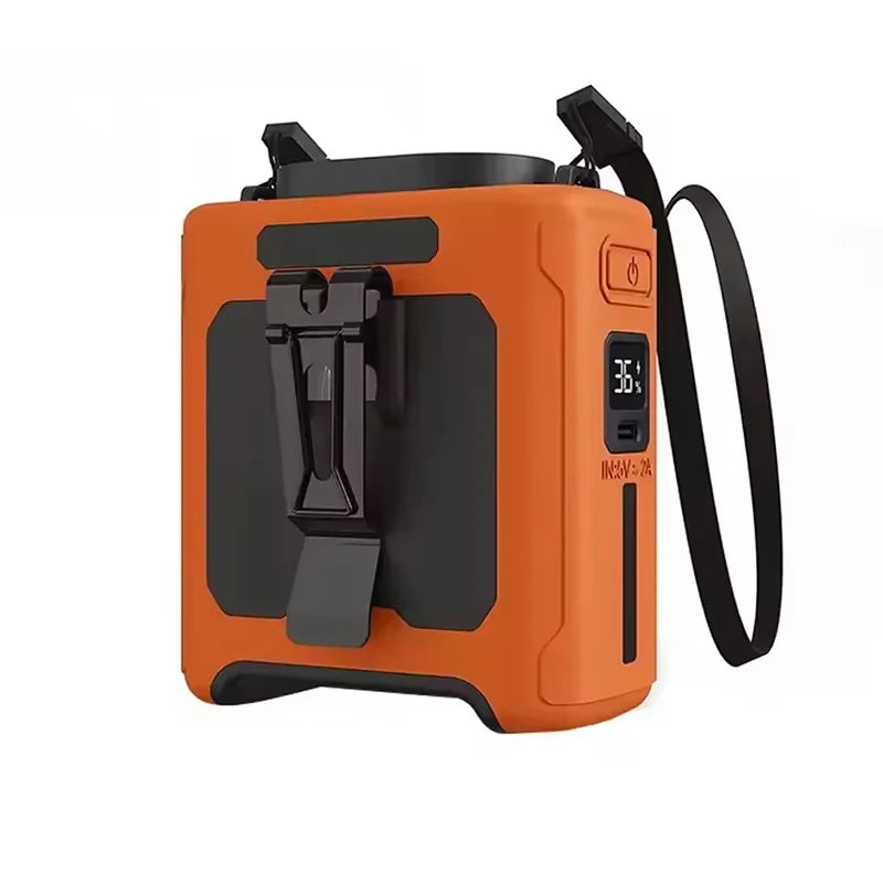 Rechargeable Portable Camping Fan with LED Lantern | USB Hanging Fan for Camping, Travel, Power Outages & Outdoor Adventures
