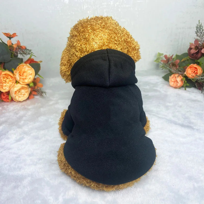 Warm Fleece Dog Hoodie Jacket