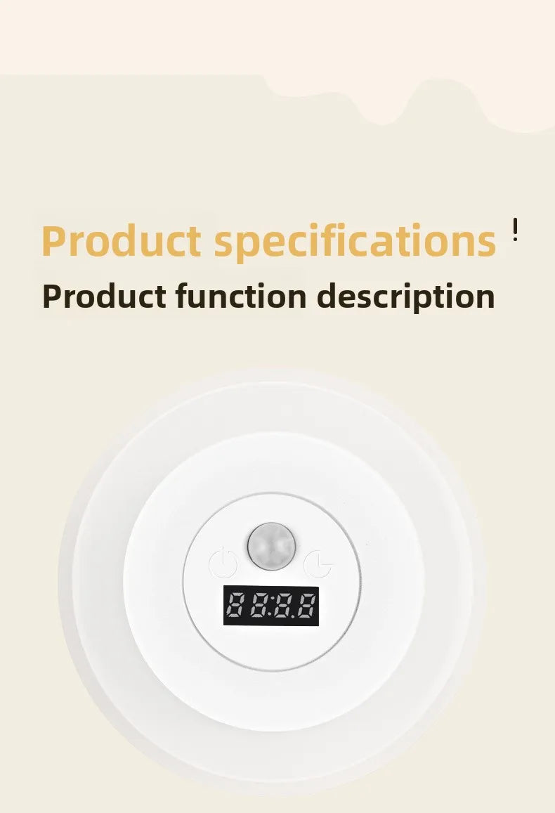 Rechargeable LED Motion Sensor Wall Spotlight with Remote Control