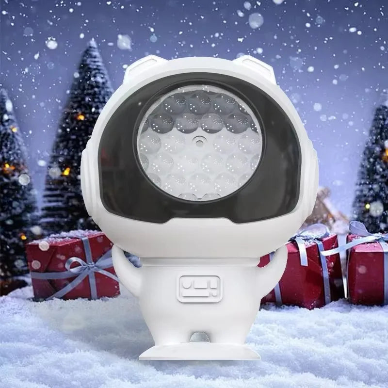 Astronaut Projector USB LED Night Light Christmas Film Projector Lights Gift Water Ripple Night Lamp Festive Party Room Decor