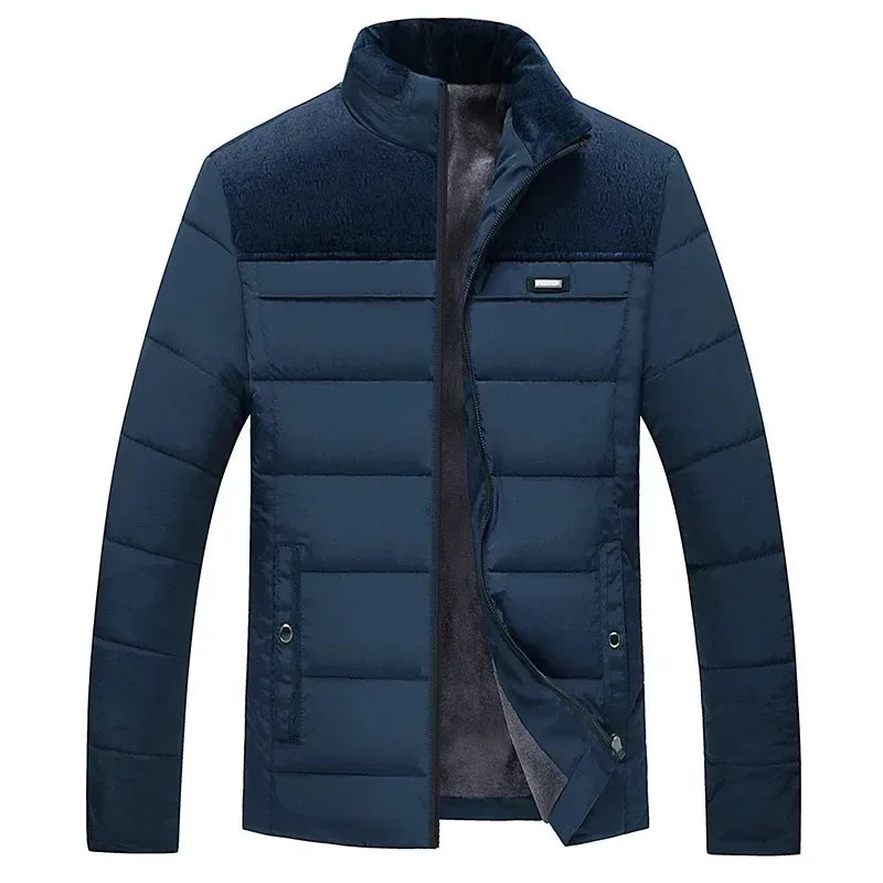 Men’s Plush Winter Puffer Jacket