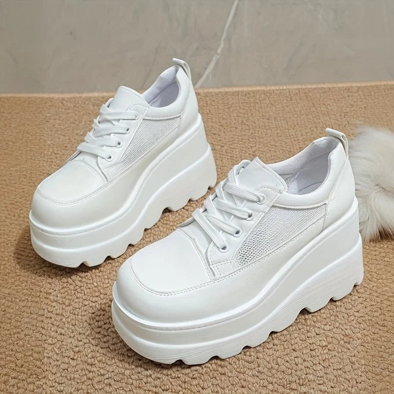 Women’s Platform Lace-Up Goth Chunky Sneakers
