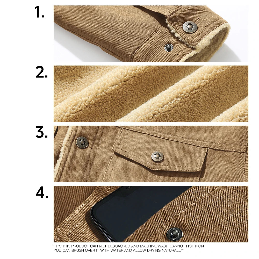 Men’s Fleece Lined Winter Jacket