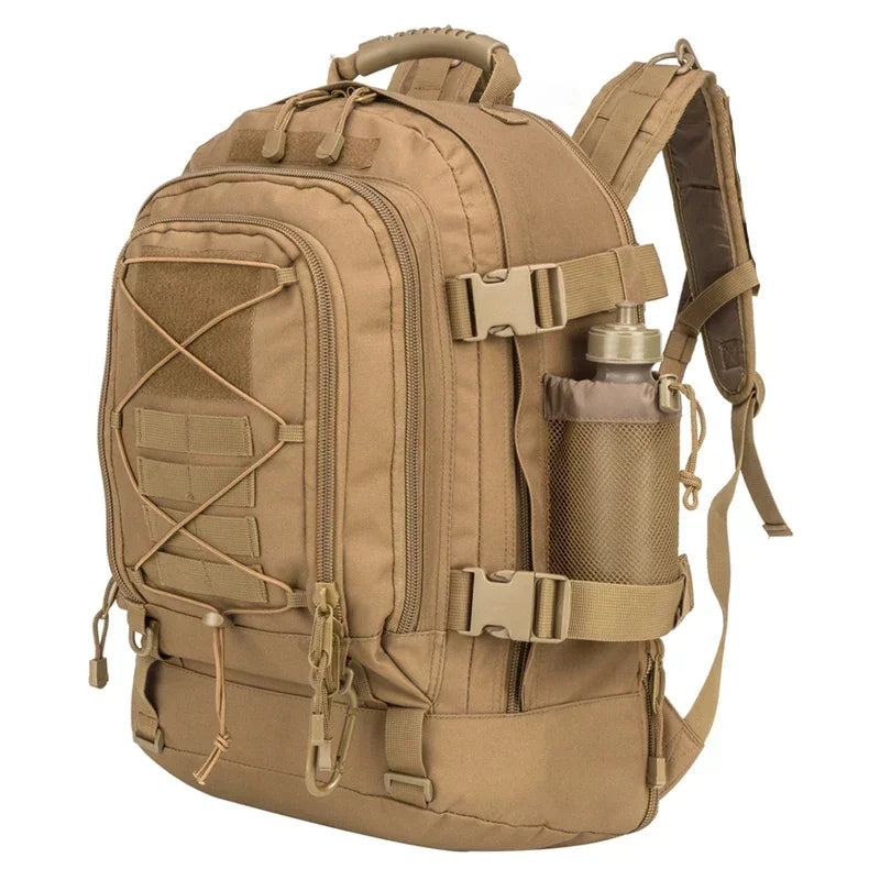 60L Tactical Hiking Backpack with MOLLE Webbing
