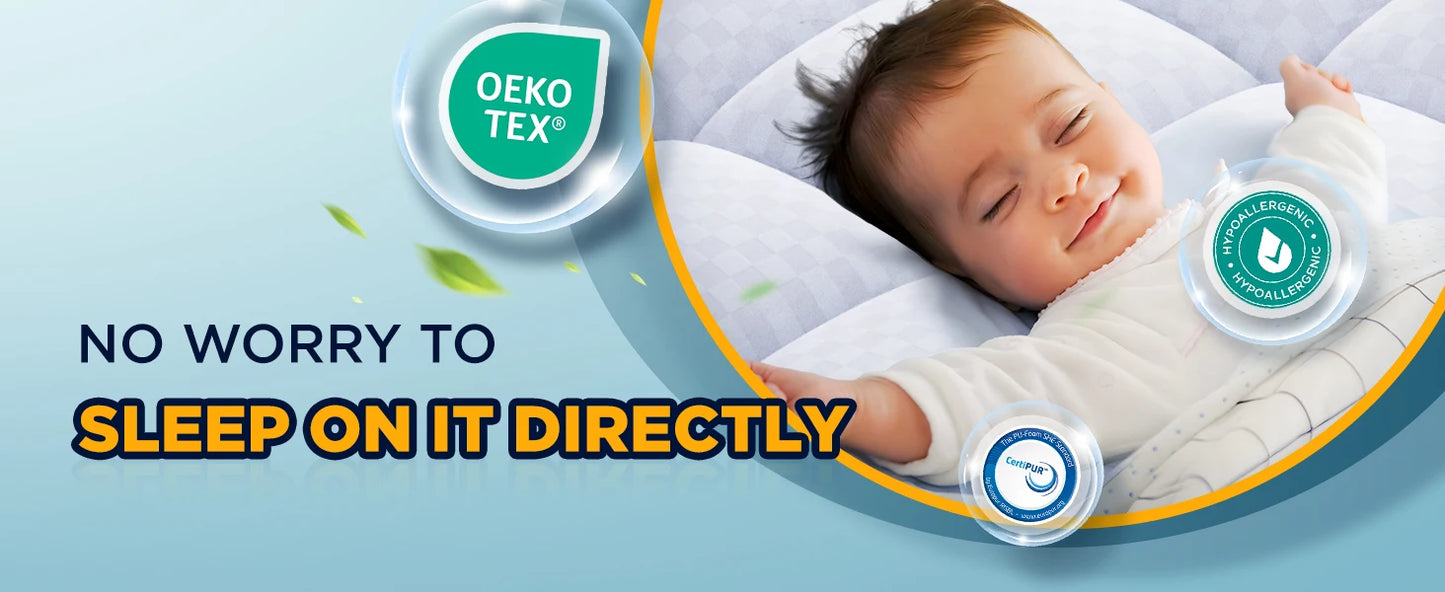 Premium Memory Foam Mattress Topper Queen for Ultra Comfort 2Inch Plush Pillow Top Queen Mattress Topper with Breathable Air