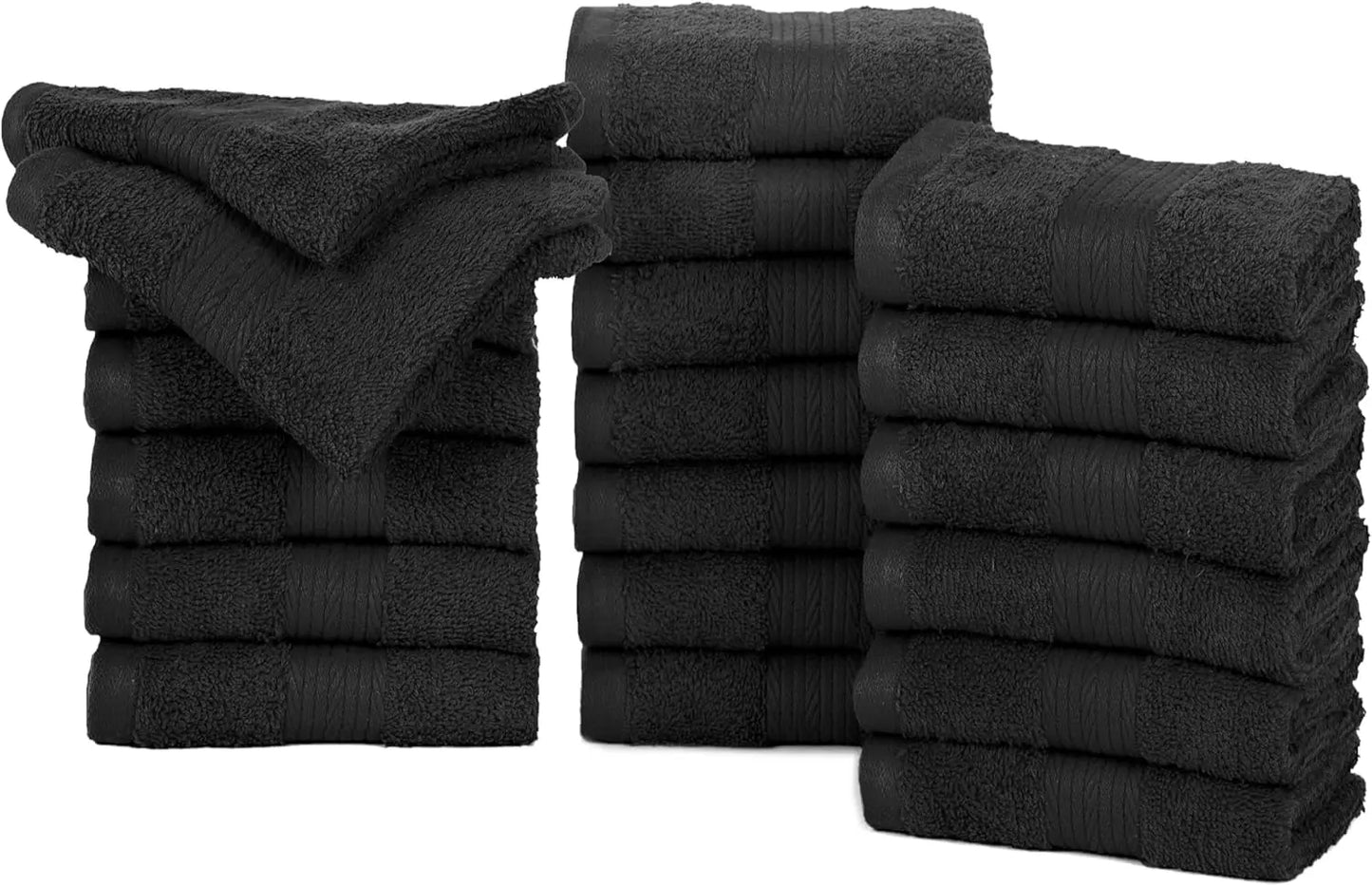 100 Percent Cotton Fingertip Towels 12x12 Inches 600 GSM