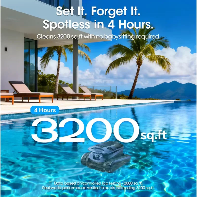 Seauto SAT 40 Robotic Pool Vacuum | Cordless Pool Cleaner