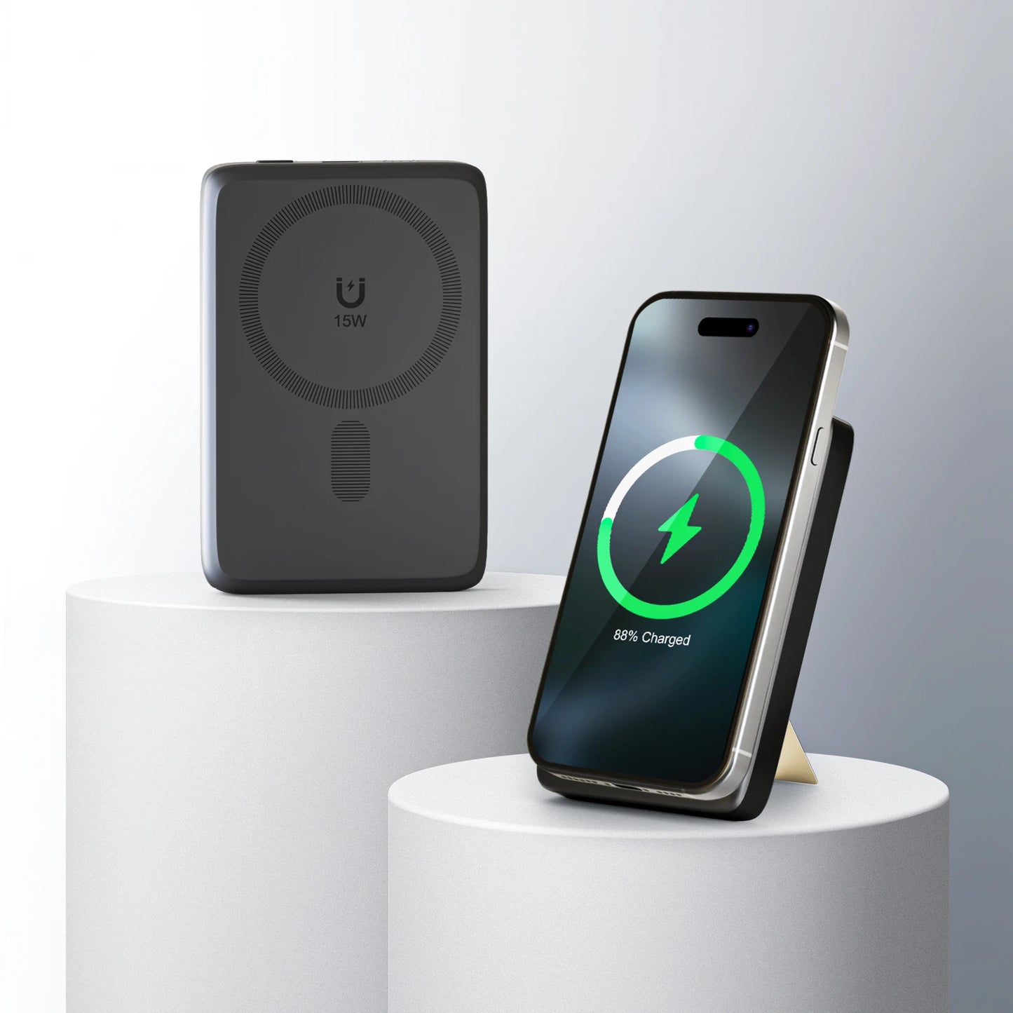 15W Magnetic Wireless Charger Station – Fast Charging Multi-Device Charging Pad for Smartphones & Wireless Accessories