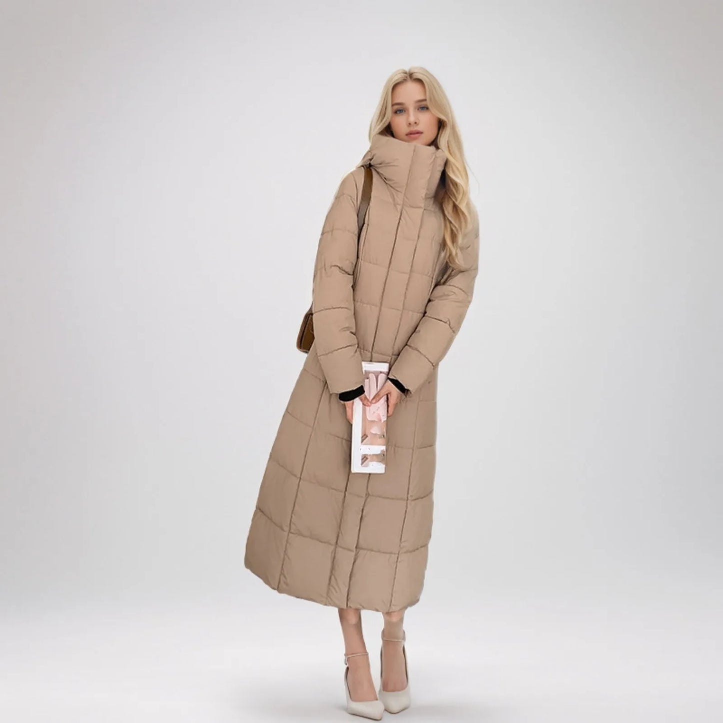 Black Winter Coat 2024 New Women's Thick Cotton Parka Jacket Korean Oversized Loose Hooded Coats Female Casual Long Overcoat
