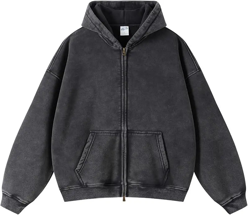 Oversized Zip Up Hoodie Jacket