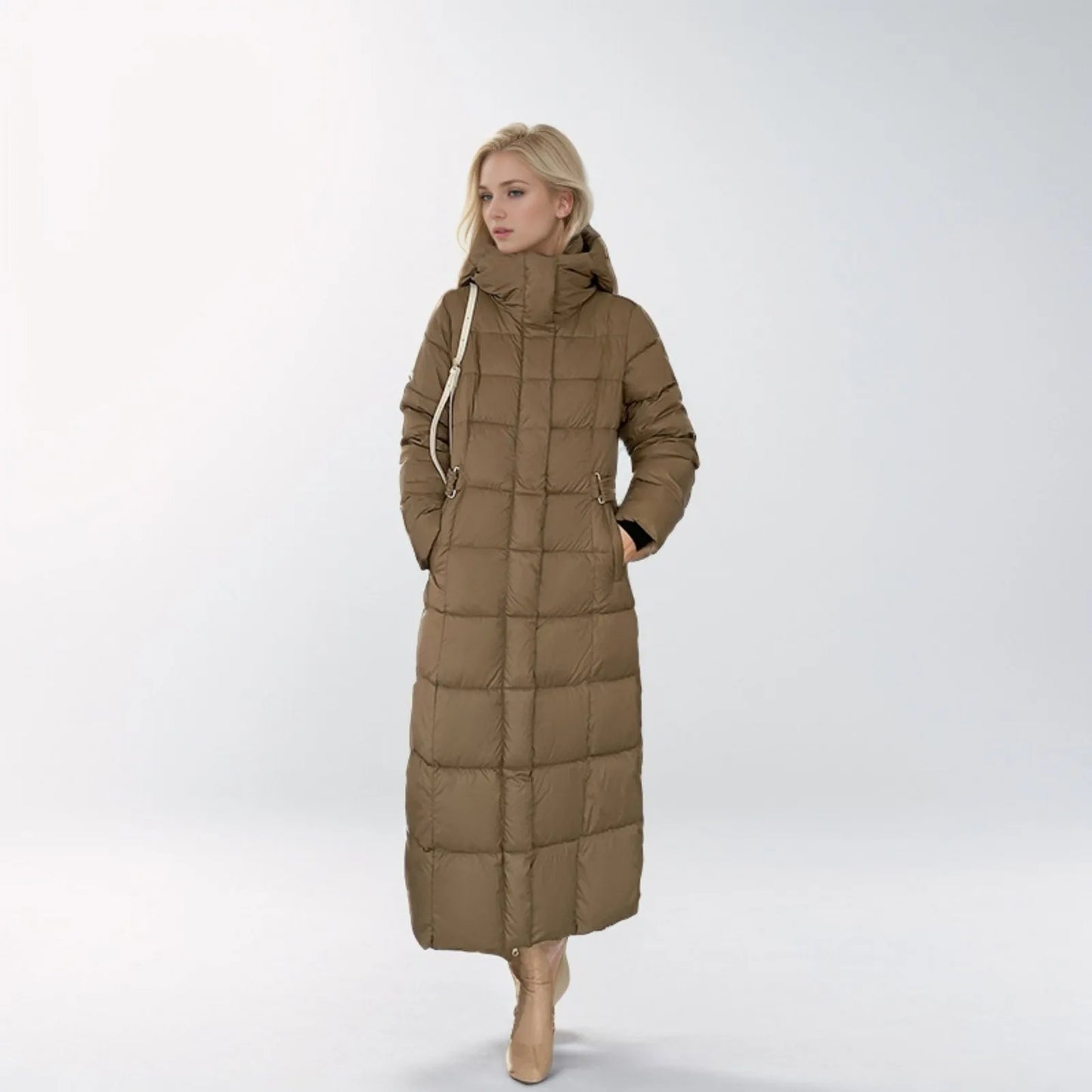 Black Winter Coat 2024 New Women's Thick Cotton Parka Jacket Korean Oversized Loose Hooded Coats Female Casual Long Overcoat