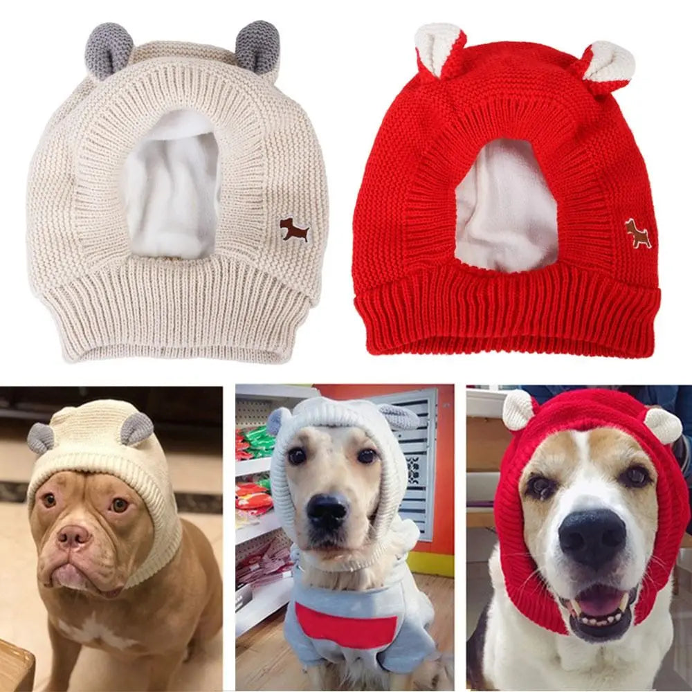 Quiet Comfort Dog Ear Muff .Noise Protection Anxiety Relief Pet Hat