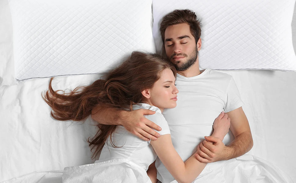 BedStory Standard Pillow Set of 2 – Soft Knitted Cover, Down Alternative Fill, Supportive & Breathable for All Sleep Positions