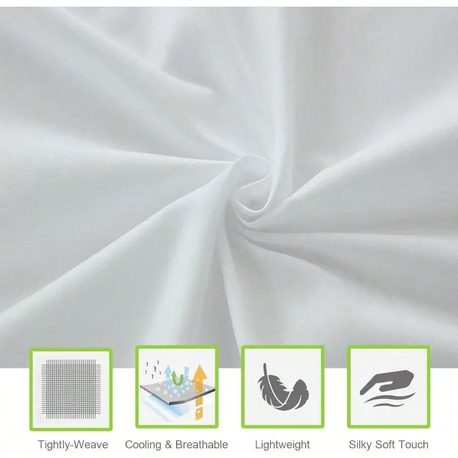 6pcs Sheet Set - Ultra Soft BedSheets - Brushed Microfiber - Deep Pockets Cooling & Breathable