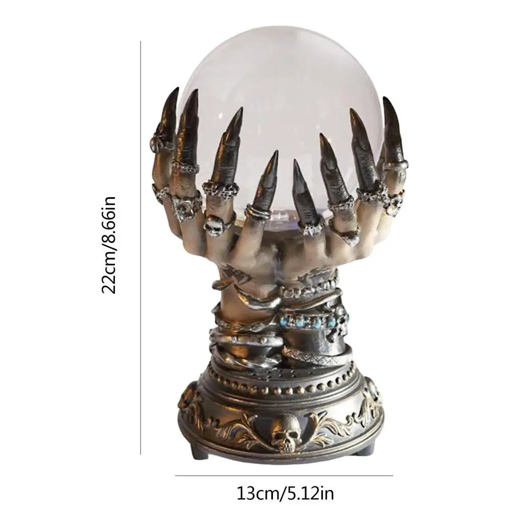 NEW Halloween Celestial Crystal Ball Personality Magic Hand Luminous Ball Magic Lamp Prop Ornament Halloween Decoration For Home