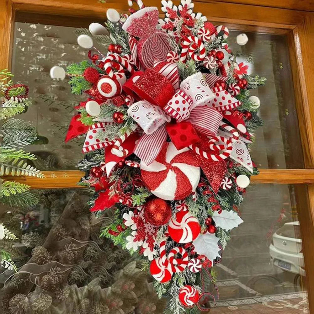 Upside Down Christmas Tree Candy Ornament for Home Decor