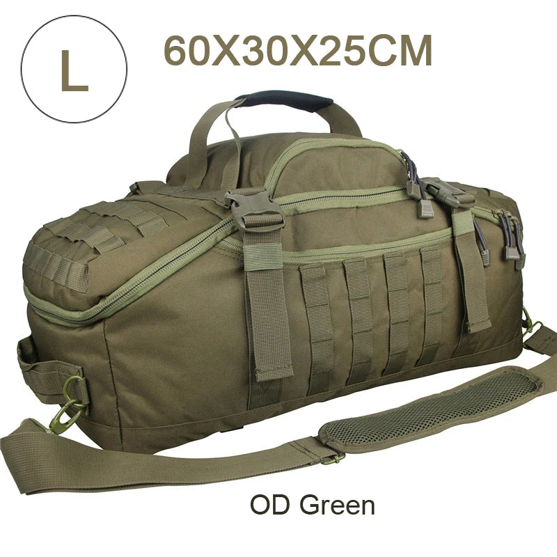 Convertible Travel Duffel Backpack .Large Capacity Gym & Outdoor Gear Bag