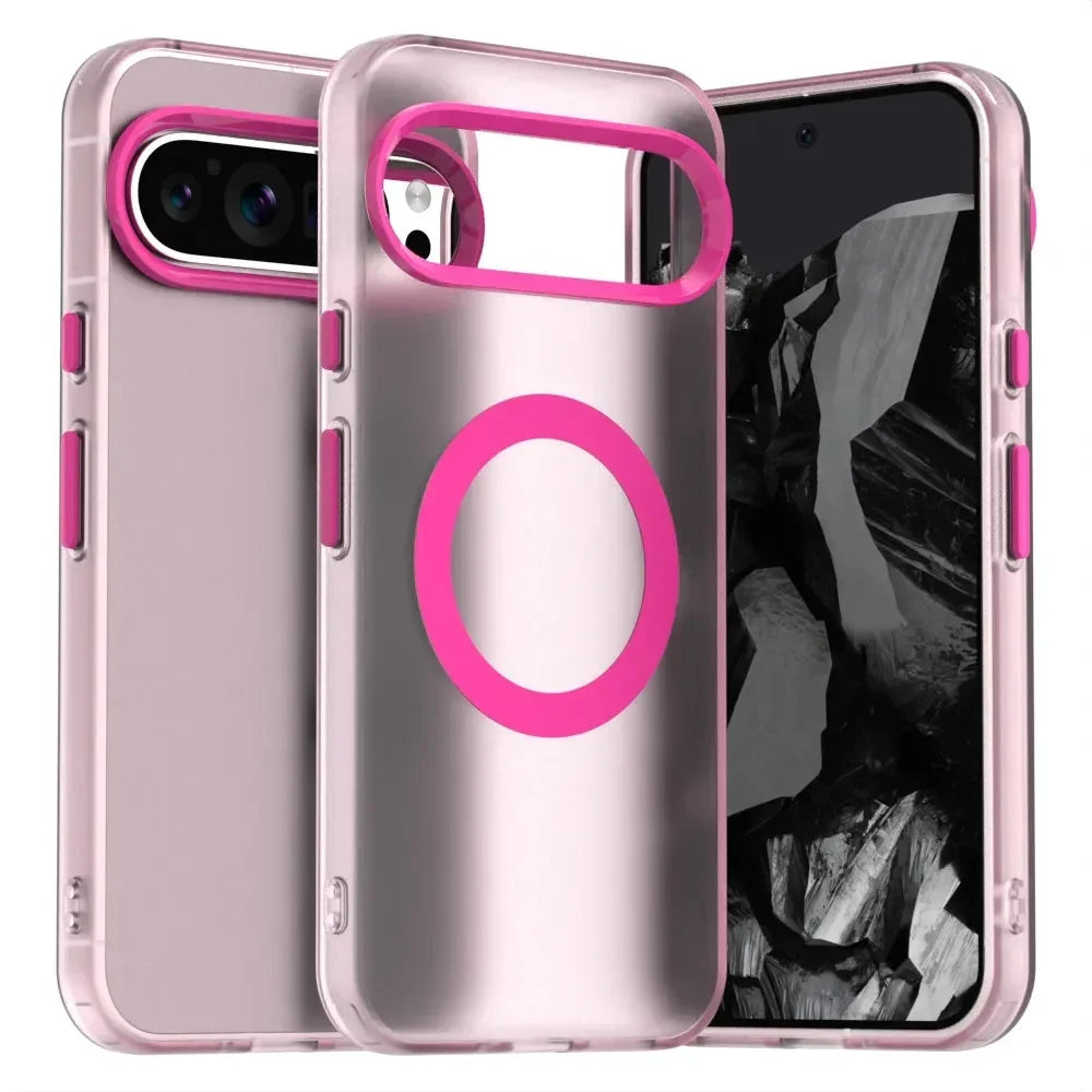 Matte Magnetic Armor Case For Google Pixel