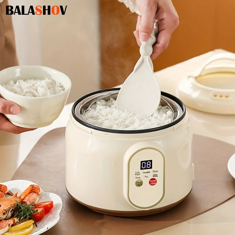 1.8L Electric Rice Cooker Portable MultiCooker Nonstick