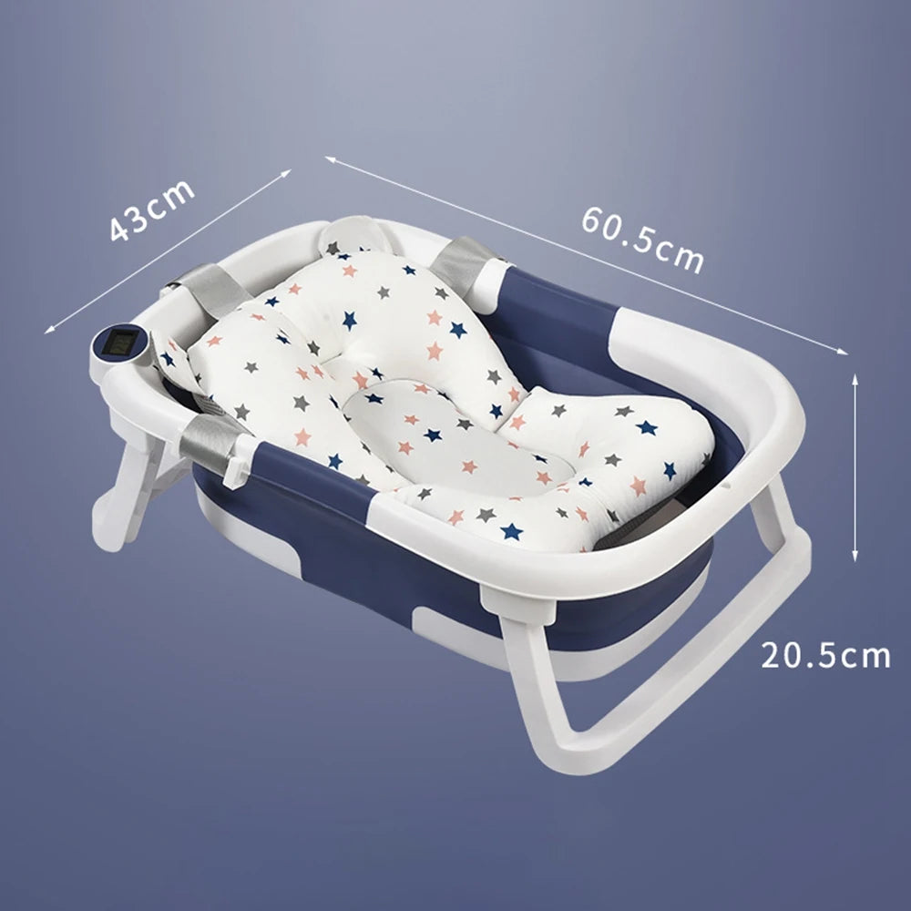 Portable Collapsible Baby Bathtub For Newborns To Toddlers