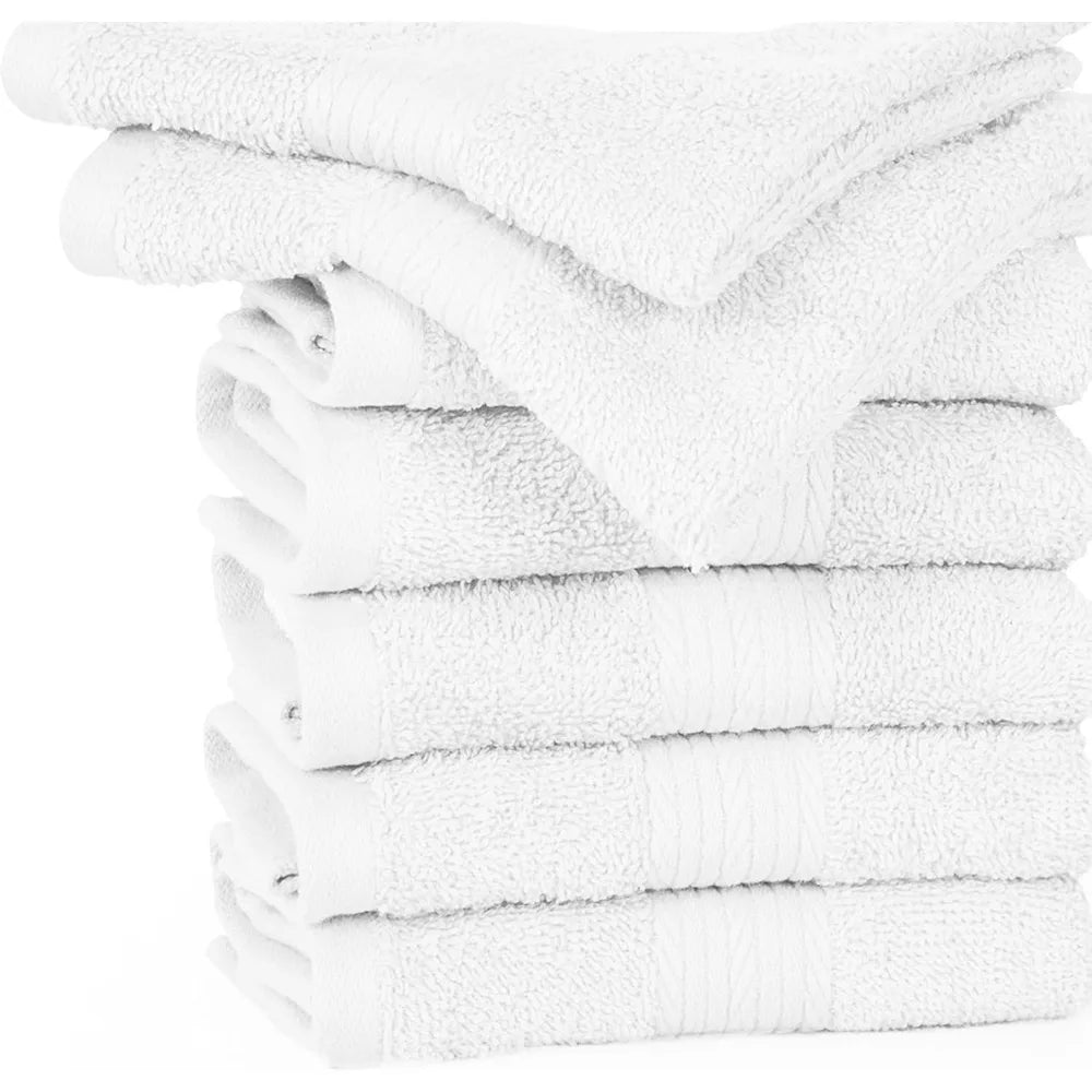 100 Percent Cotton Fingertip Towels 12x12 Inches 600 GSM