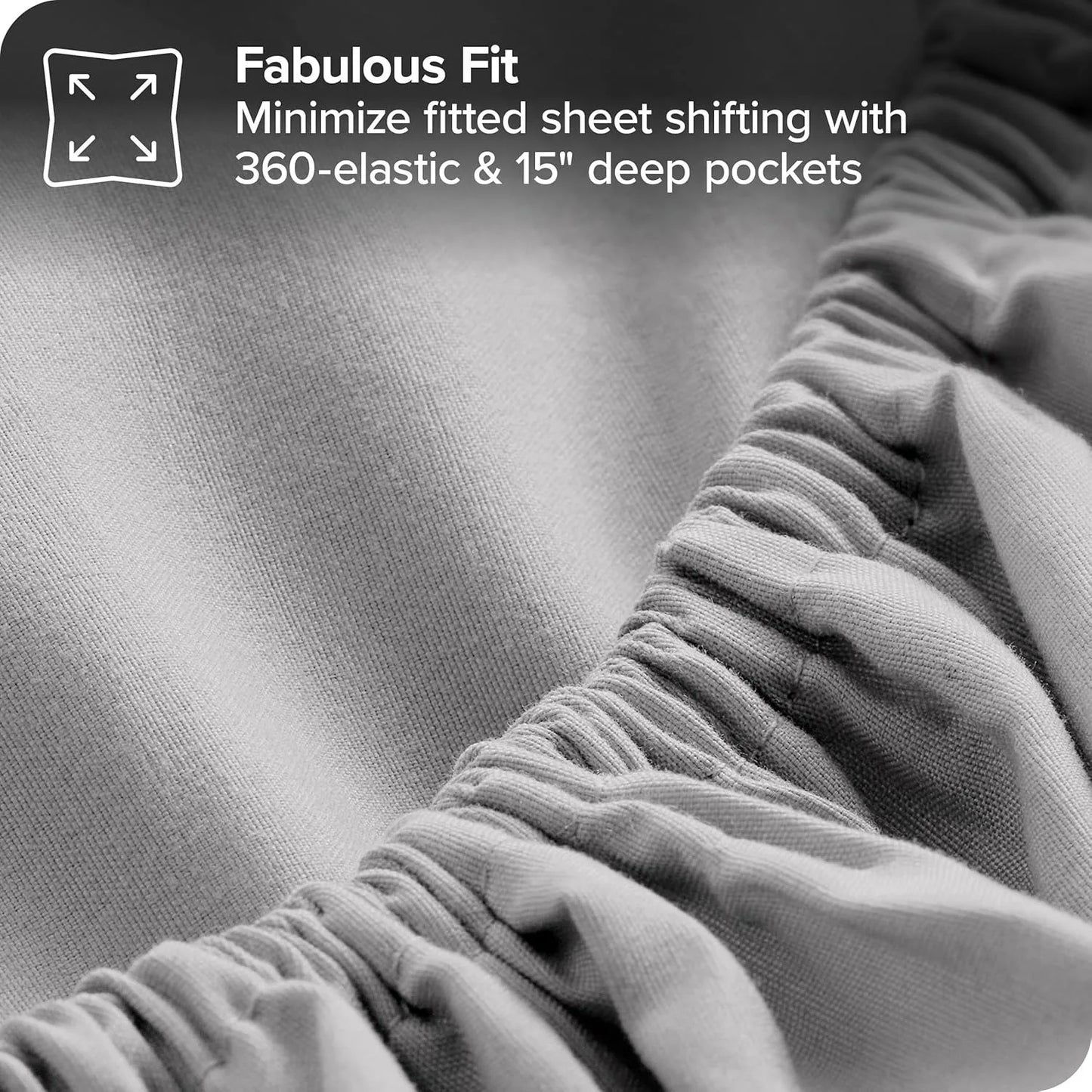 Bed-in-A-Bag 7 Piece Comforter & Sheet Set - Full - Goose Down Alternative - Ultra-Soft 1800 Premium - Bedding Set