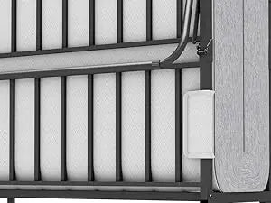 75''x46'' Folding Bed with Mattress for Adults, Large Size Rollaway Folded Bed for Guest, Sturdy Frame,Comfortable Sleep