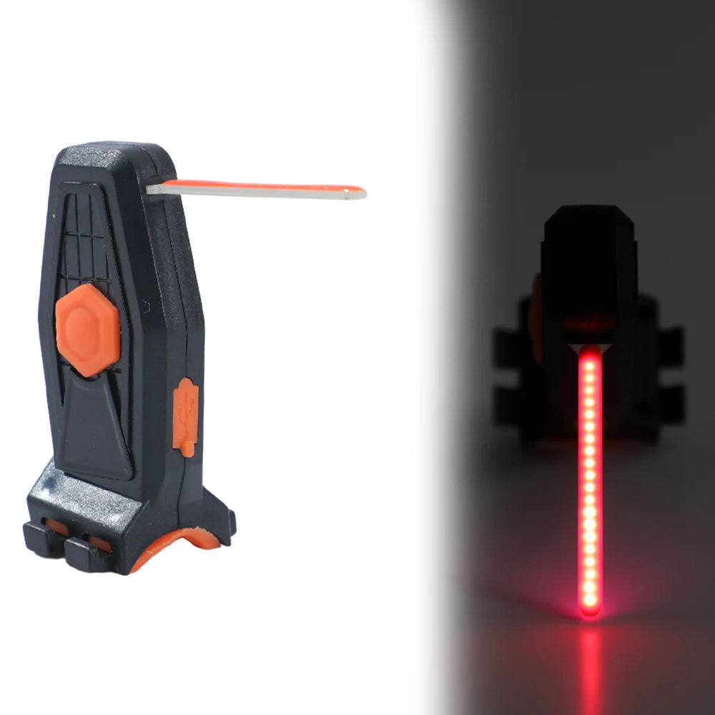Bicycle Rear Light Running Water Pilot Lights Bicycle Taillights Night Riding Lights Safety Warning Lights Bike