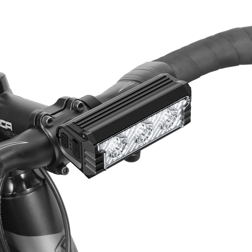 NEWBOLER Bicycle Light Front 3000Lumen Bike Light 3600mAh Waterproof Flashlight USB Charging MTB Road Cycling Lamp Accessories