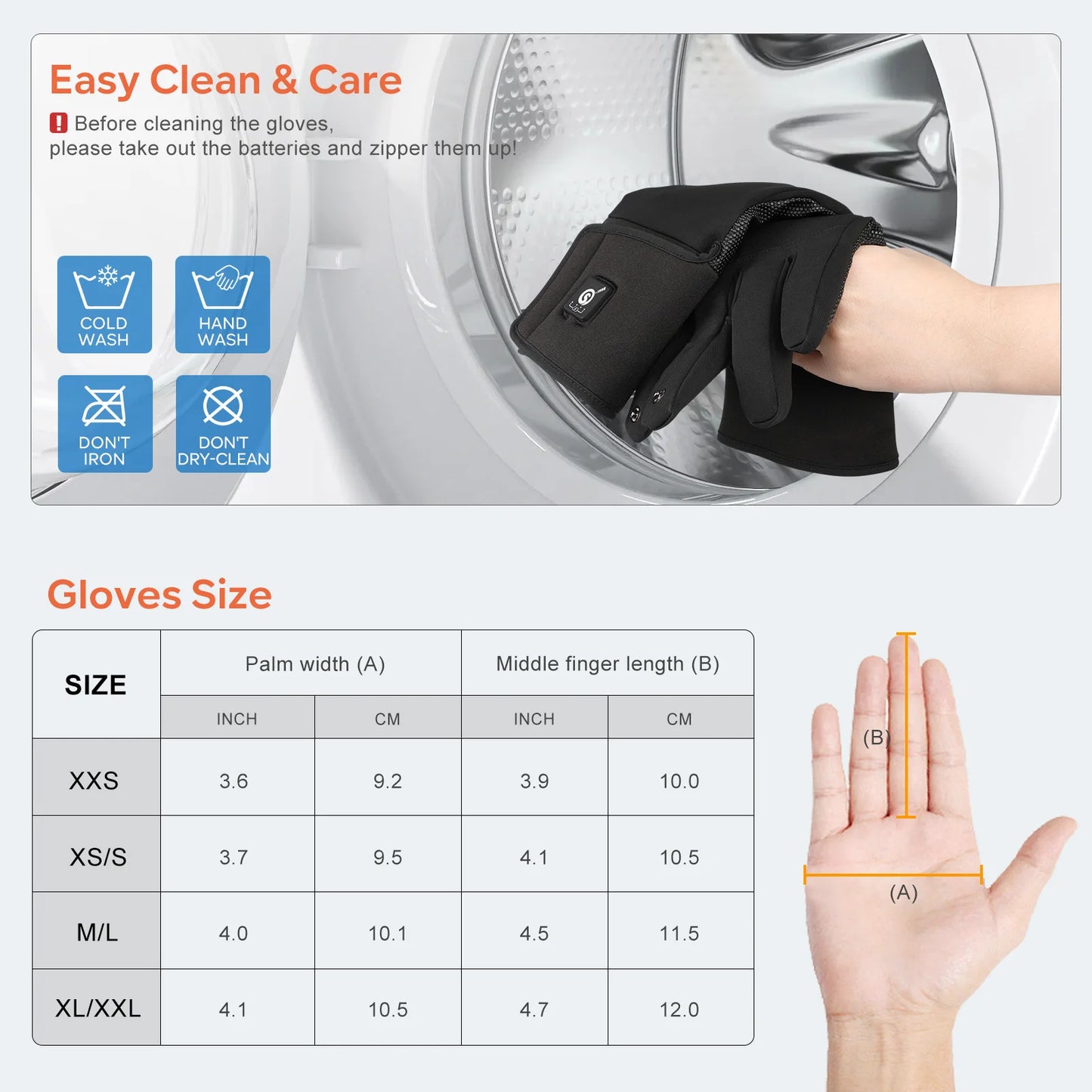 Savior Heated Fishing Gloves Waterproof Windproof 2 Finger