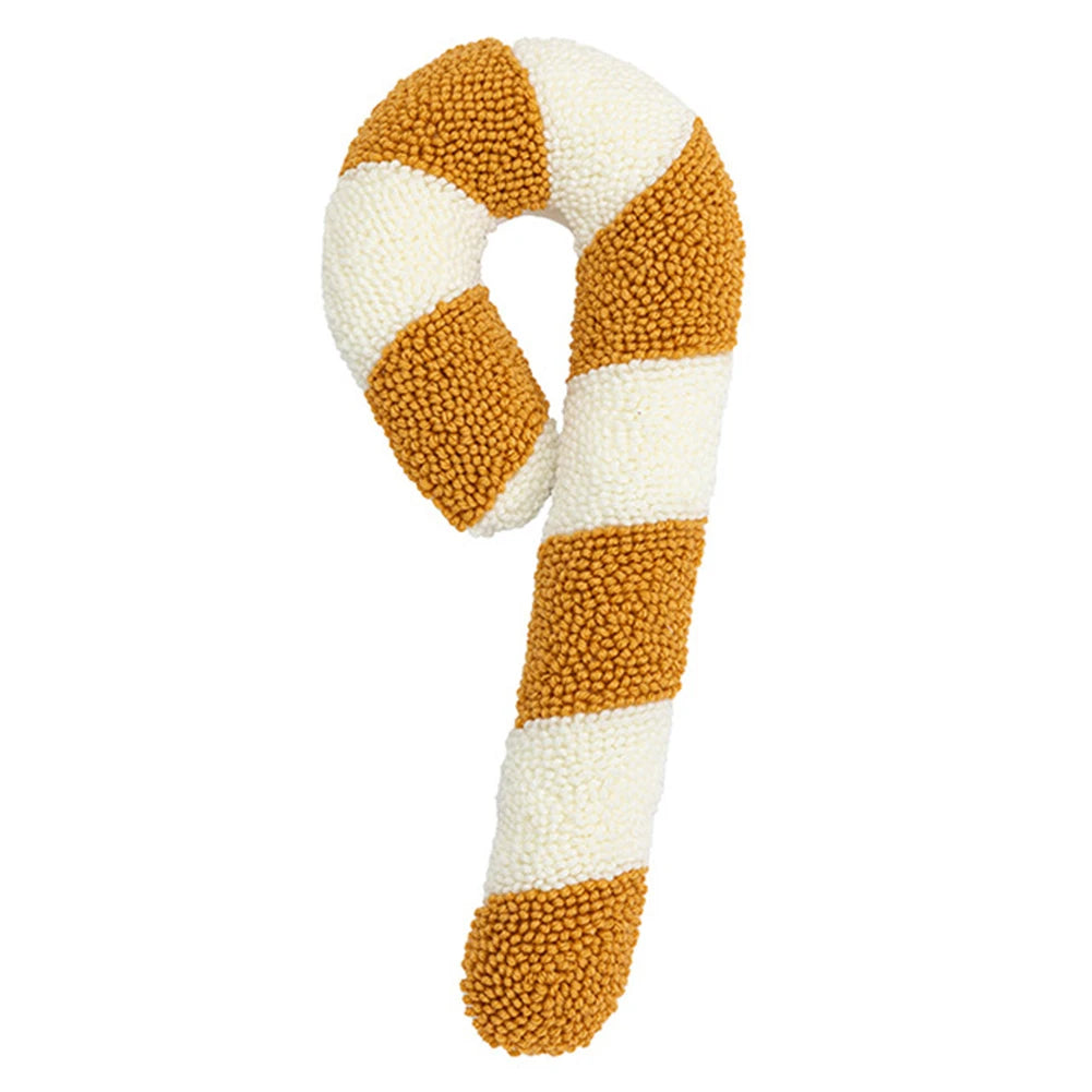 Christmas Plush Spiral Candy Shaped Pillow Festive Cushion