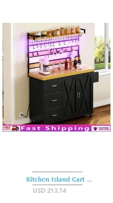 LED TV Stand with Glass Doors Entertainment Center Media Console RGB Light Remote Control Adjustable Shelves Cable Management