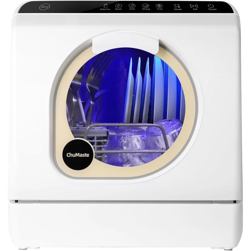Dishwasher Machine.Countertop Dishwasher With Tank Portable Dishwasher Two Water Supply Methods, Suitable For Apartments