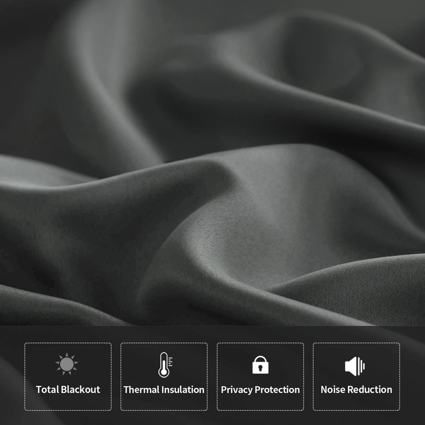 Modern Thermal Blackout Curtains .Elegant Room Darkening Window Panels