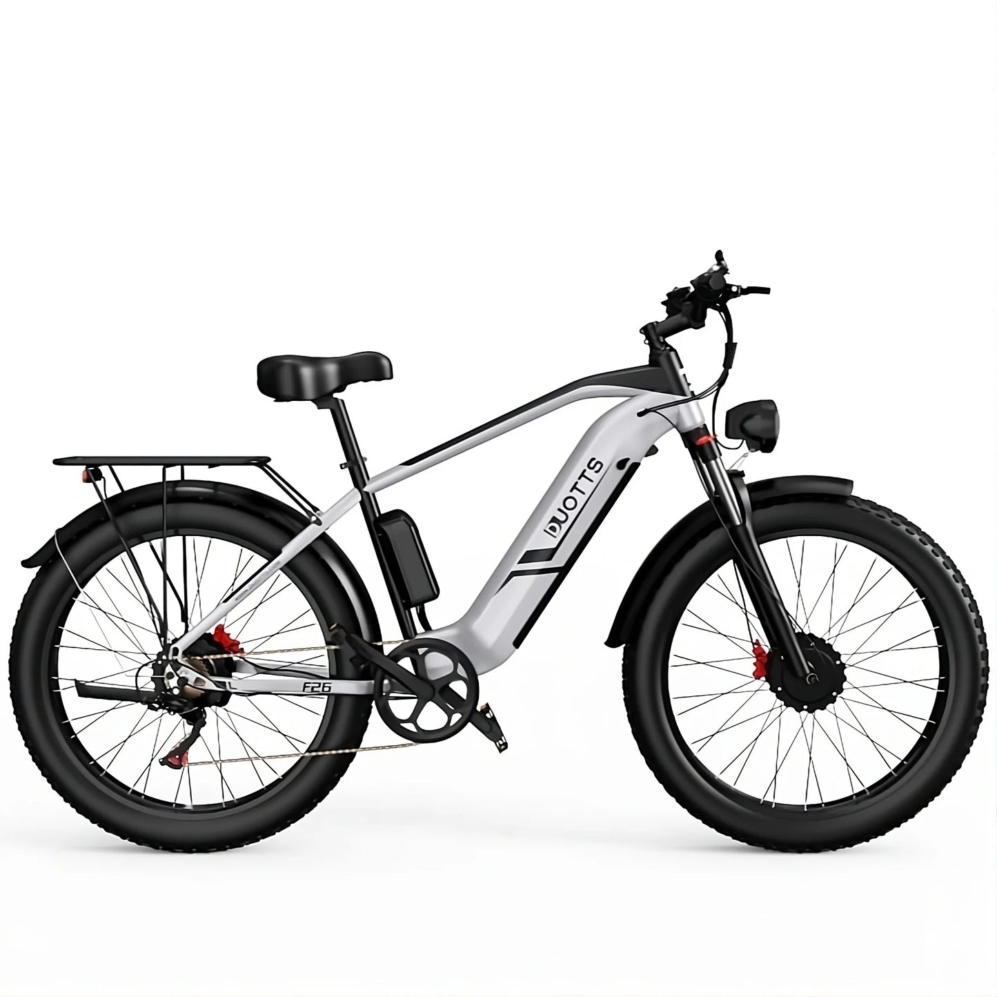 F26 Electric Bike 1500W Dual Motors 48V20AH Lithium Battery Electric Bicycle Hydraulic Brake 26*4 Inch Fat Tire Mountain E-bike