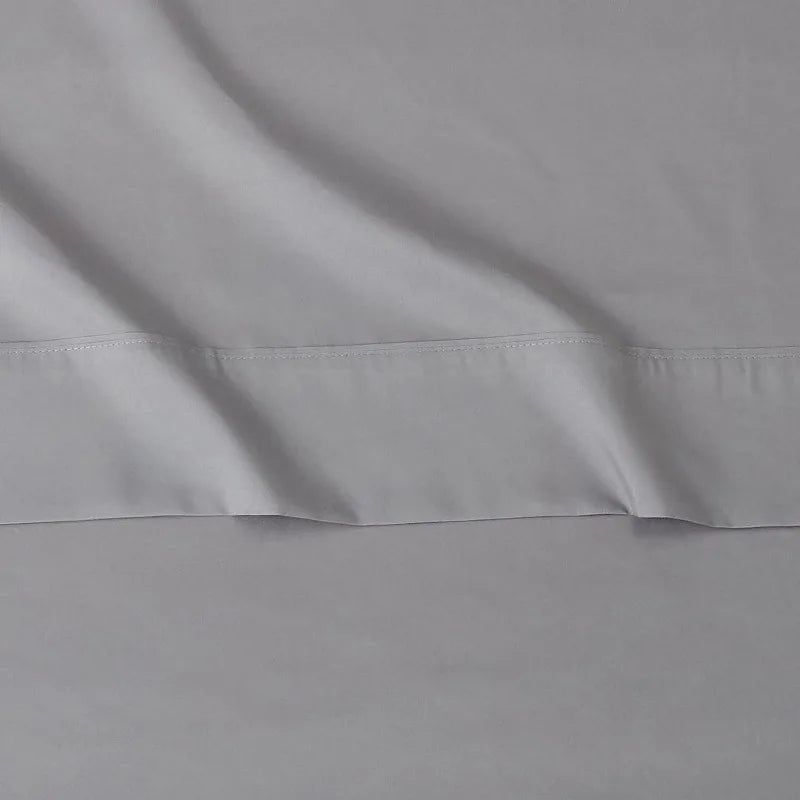 Twin XL Microfiber Bed Sheet Set Dark Gray 14 Inch Pockets