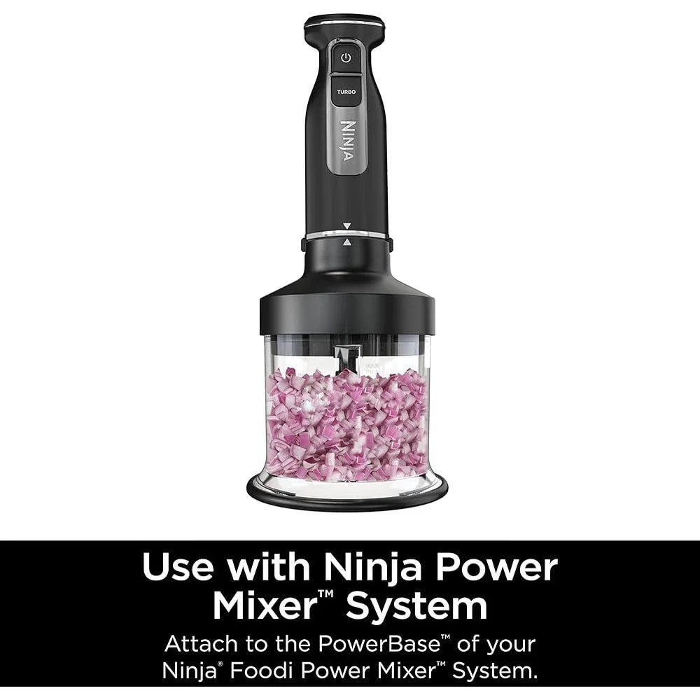 3-Cup Food Processor Power Chopper with Storage Lid Dishwasher Safe Blades Bowl and Stacked Blade Assembly Ideal Chopping