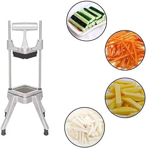 Commercial Vegetable Fruit Chopper W/6-Wedge Slicer&1/4″&3/8″&1/2" Blade Professional Food Dicer French Fry Cutter Onion