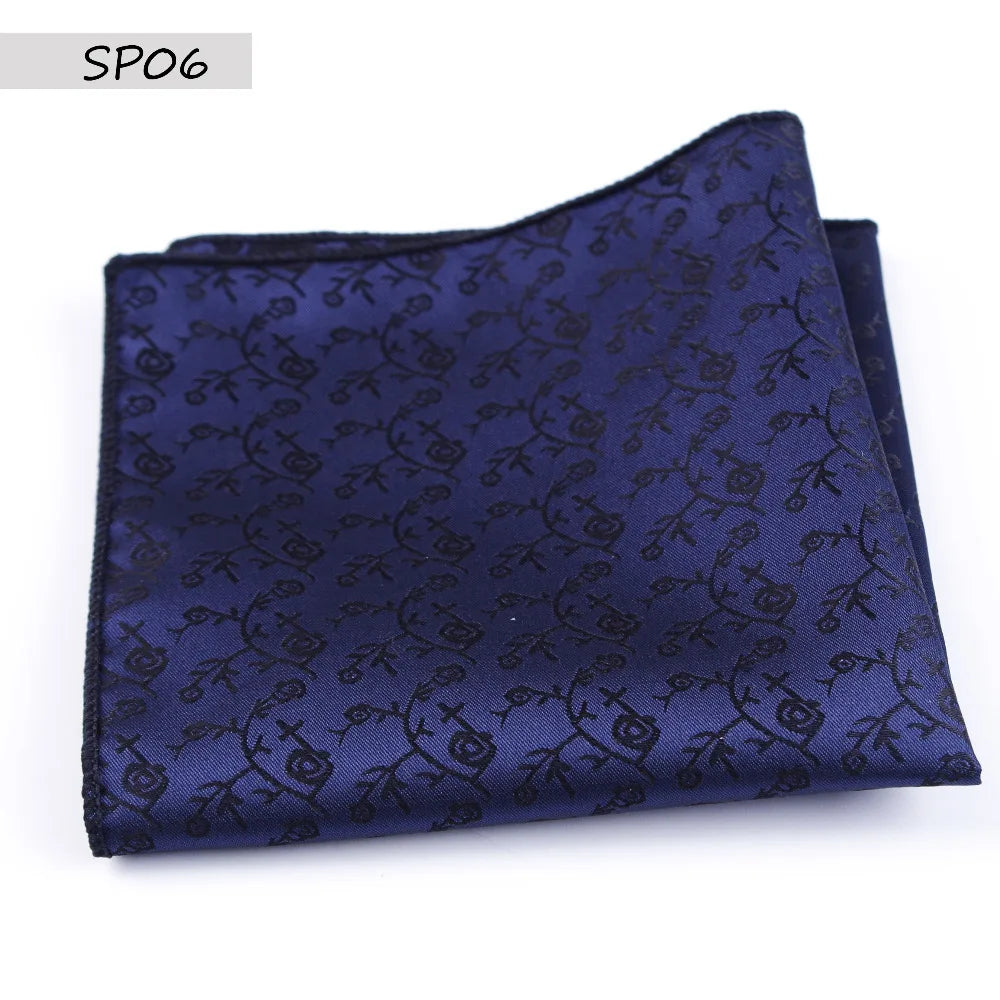 Men’s Designer Pocket Square Handkerchief Set. Elegant Suit Accessories
