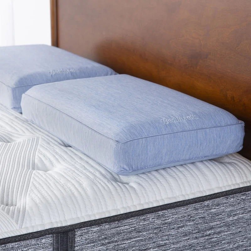 Cooling Memory Foam Pillow with AQUACOOL Technology Standard Queen Size Pressure Relief Breathable Washable Cover Antimicrobial