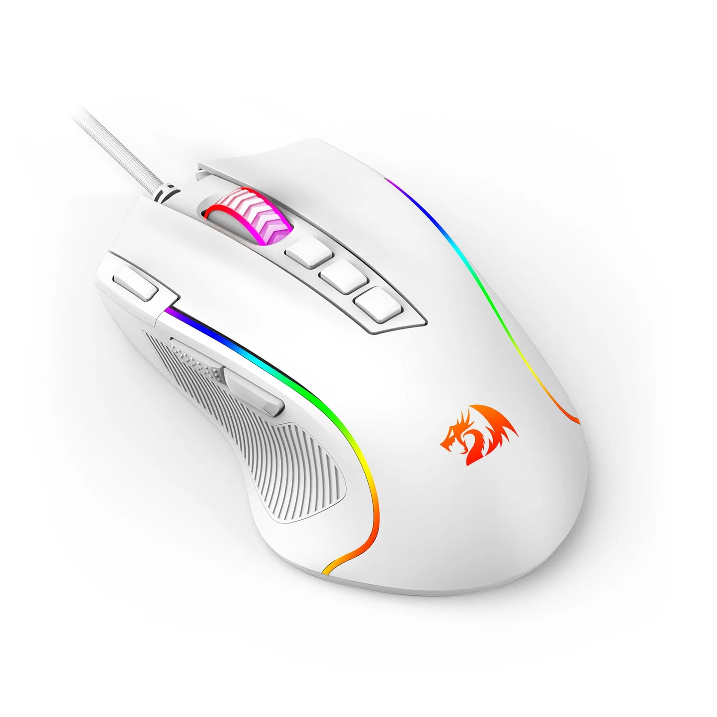 Rechargeable Wireless Ergonomic Mouse for Laptop & PC, Silent Click Bluetooth & 2.4GHz USB Mouse with Adjustable DPI