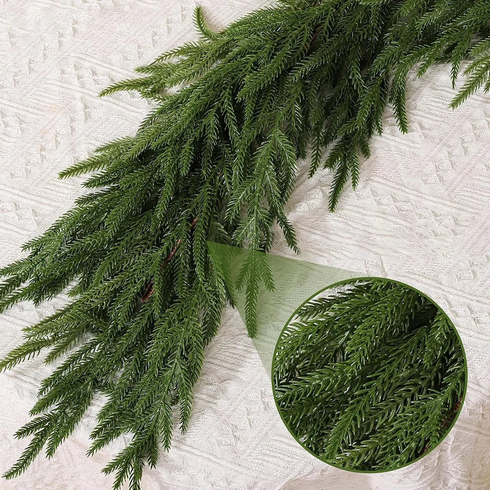 Norfolk Pine Garland Real Touch Greenery 6 To 9 Ft Decor